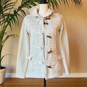 Patagonia Cream Toggle Fleece Coat – Women’s Small